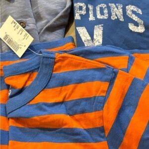 4 NWT shirts Place Blue and Orange Striped Tee, Old Navy shirts